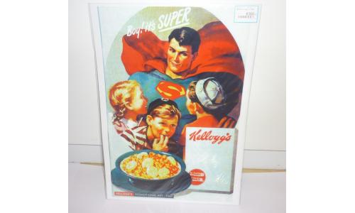 Cartaz Superman Kelloggs